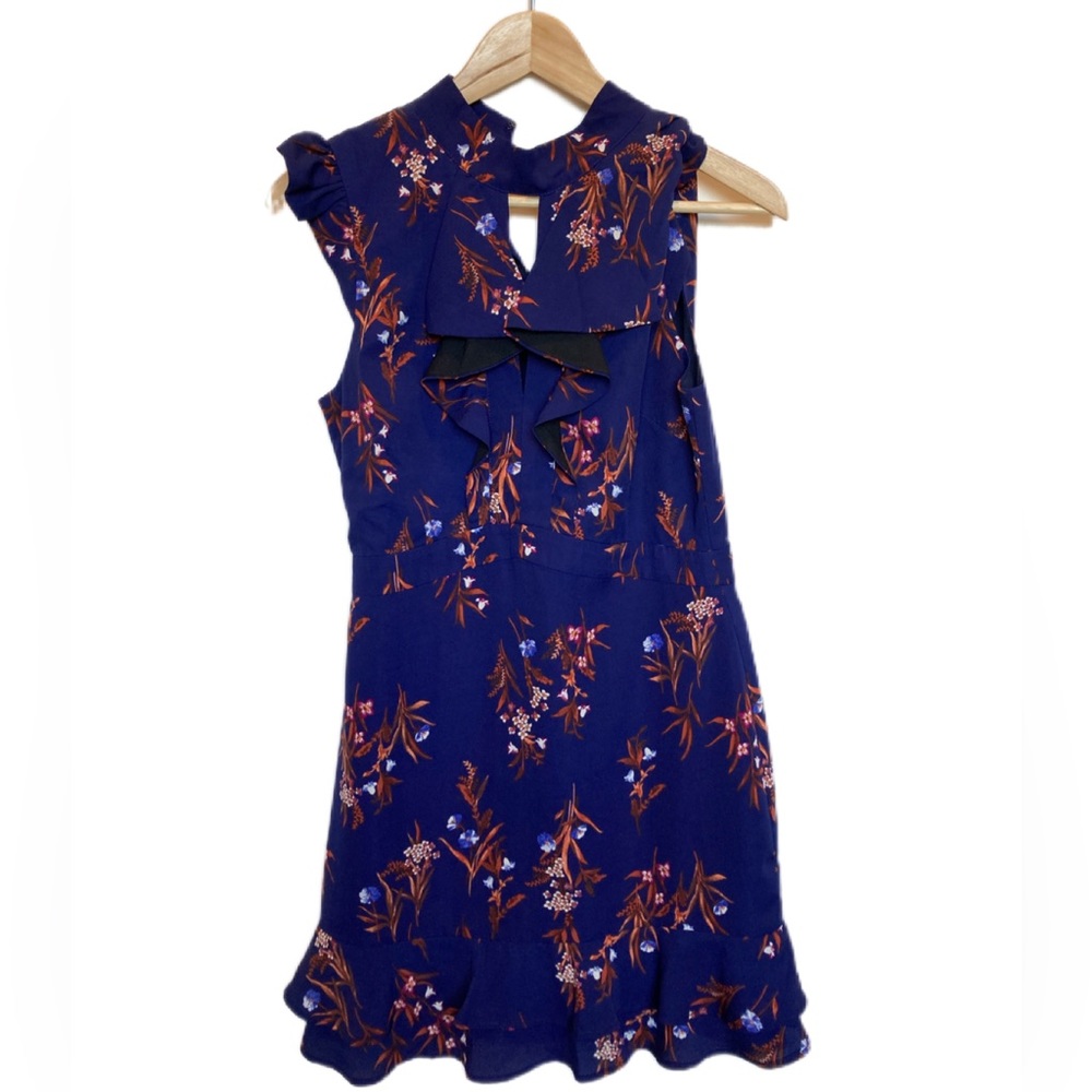 Adelyn Rae blue floral dress, Size Small - Picture 3 of 5